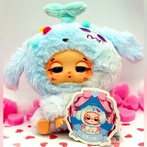 Doudou Plush Bunny Keychain | Kawaii Blind Box Pendant Collectible 💤😴